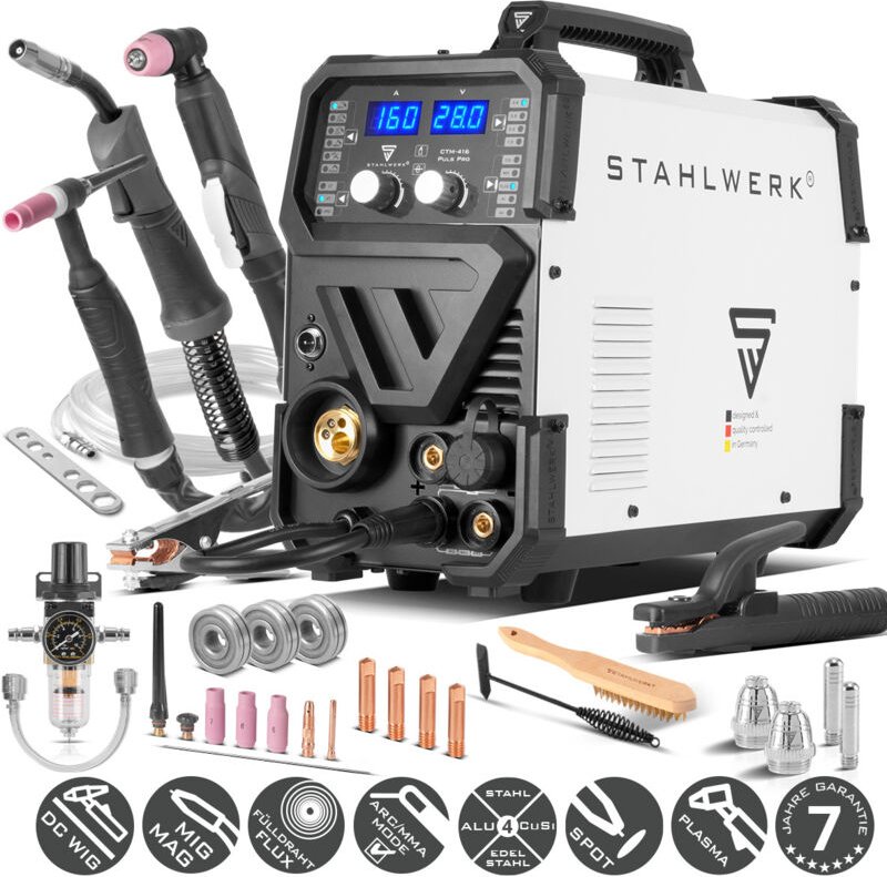 STAHLWERK Kombi Schweißgerät CTM-416 PULS 6-in-1 160 A