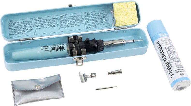 Pyropen Piezo Gaslötkolben 500 °c 2 h inkl. Gasflasche, inkl. Lötspitze, inkl. Piezozünder 1 - Weller
