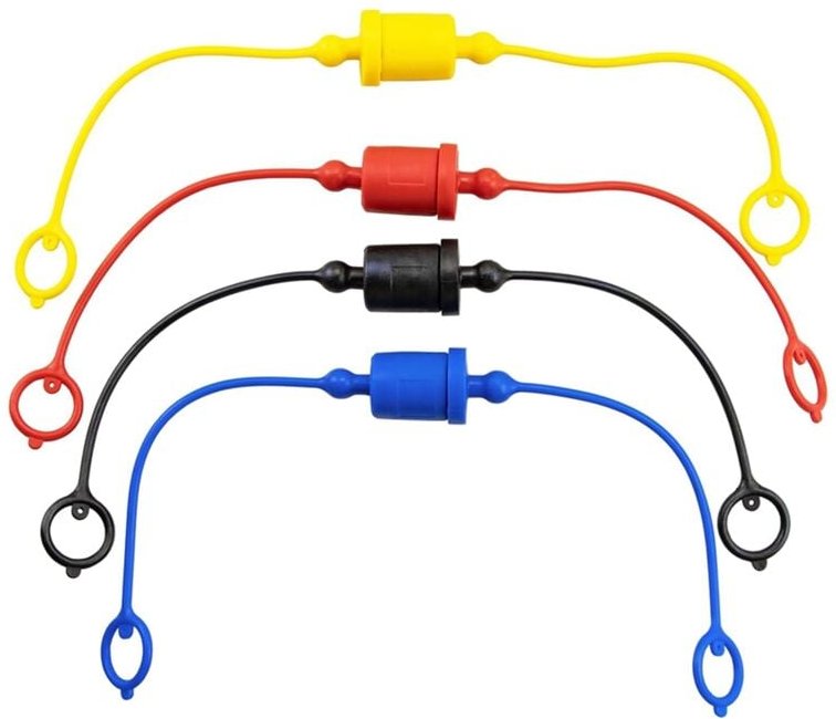 Tlily - Steckerabdeckung für hydraulische Schnellkupplungen (männlich und weiblich), (iso-a 1/4 Zoll)