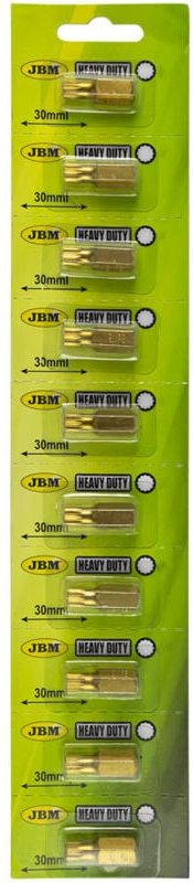 JBM - 12-KANTIGE heavy duty M10 30mm spitze. l - 52753 13763