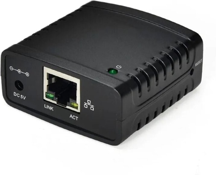 USB 2.0 LRP Printserver Share A LAN Ethernet Networking EU-Stecker
