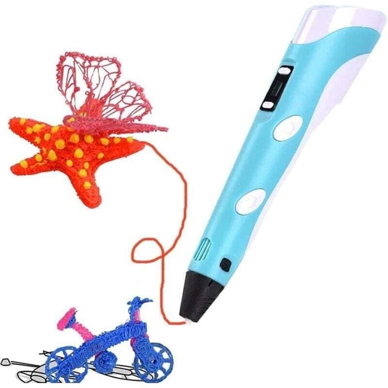 3D-Stift für Kinder, Doodler 3D-Stift-Set, professioneller Zeichenstift mit LED-Bildschirm und USB-Ladefunktion, pädagog...
