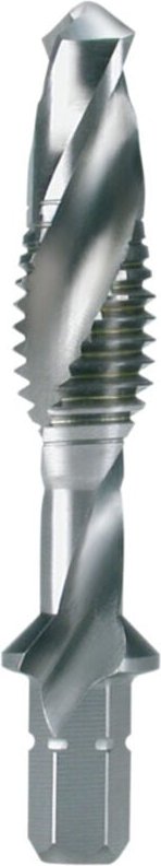 Kombi-Maschinengewindebohrer-Bit'Kurz' m 5 hss - Ruko