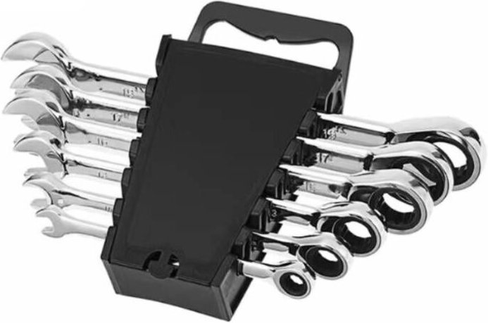 Satz mit 6 flexiblen Ratschenschlüsseln 8-10-12-13-14-17 mm
