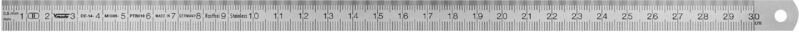 Thumbnail - Vogel - Germany Stahlma¤stab Typ b Messbereich 300 mm Querschnitt 13 mm x 0,5 mm