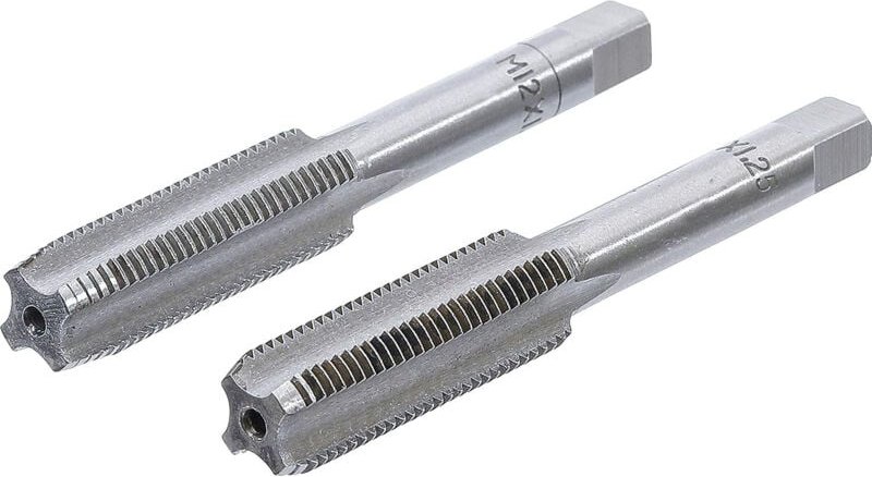 Aougo - M12X1,25 Gewindebohrer und Schneideisen vortippen und sterben M12 x 1,25 mm 2 Stück