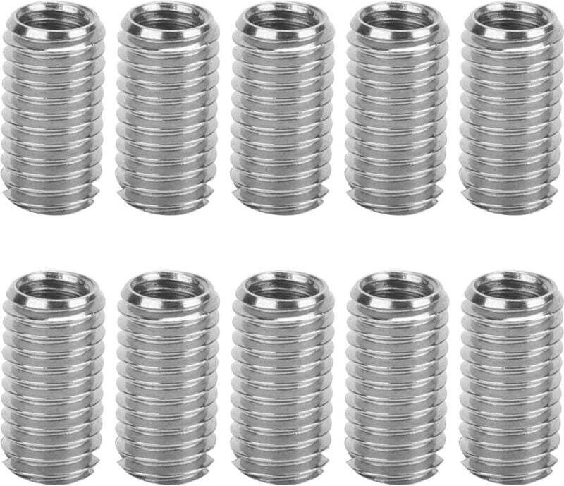 10 Gewindeeinsätze (männlich und weiblich), Reduziermutter, Reparaturwerkzeug aus Edelstahl, Industriebedarf