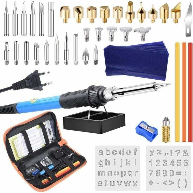 Pyrographie-Set, professionelles Holzgravurwerkzeug mit Lötkolben