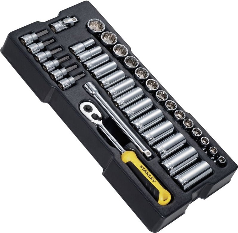 Stanley STMT1-74174 Transodure. 36 Stücke metrischer Mechanik 3/8