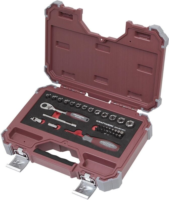 Kraftwerk - Steckschlüssel-Satz, 1/4', 36-tlg.