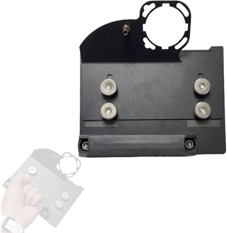 Vtizikl Support pour Meuleuse d'Angle 45° avec Tapis Antidérapant, Réglable pour Meuleuses Type 100, Outil pour Chanfrei...