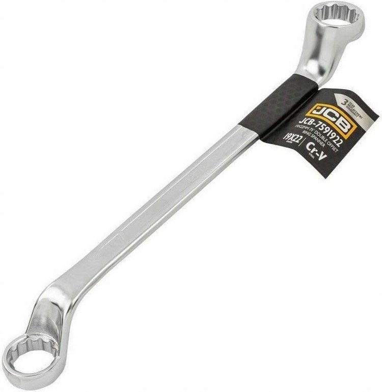 Verstellbarer Schraubenschlüssel JCB metallisch 19x22 mm 75 Grad