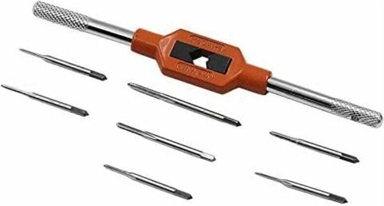 M1.1 M1.2 M1.4 M1.6 M1.8 M2 M2.5 mit M1-8 verstellbarem Windeisen, im Kunststoffkoffer