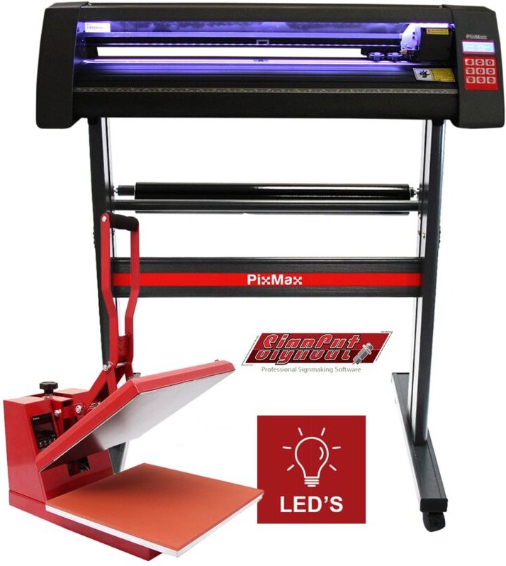 LED Vinyl Schneideplotter Folienplotter Plotter Transferpresse