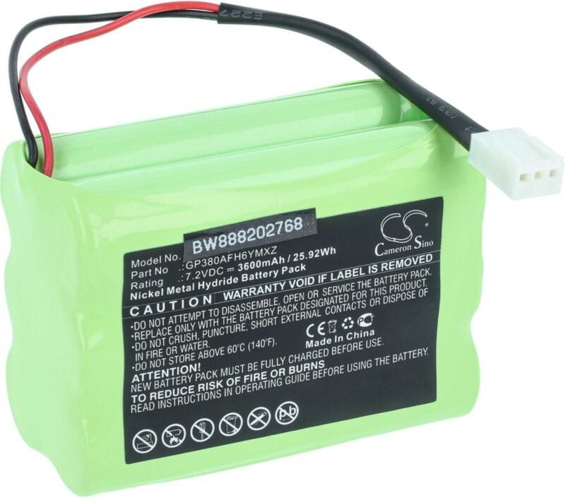 Vhbw - Akku kompatibel mit Transpal IND221 Messgerät (3600mAh, 7,2V, NiMH)