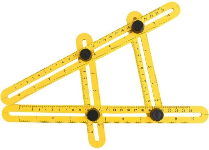Linghhang - Multi-Tool-Winkelschablonenlineal, geeignet für verschiedene manuelle Mehrwinkelmessungen in der Holzbearbei...