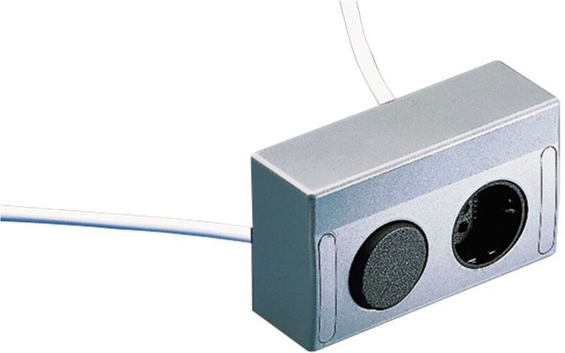 Energie-Box 2 230 v, mit Schalter 2-polig und 1 Steckdose