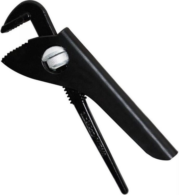 Trade Shop Traesio - Trade Shop - zangenschlüssel rohrzange rohrzange parrot verstellbar mit rolle 9' -