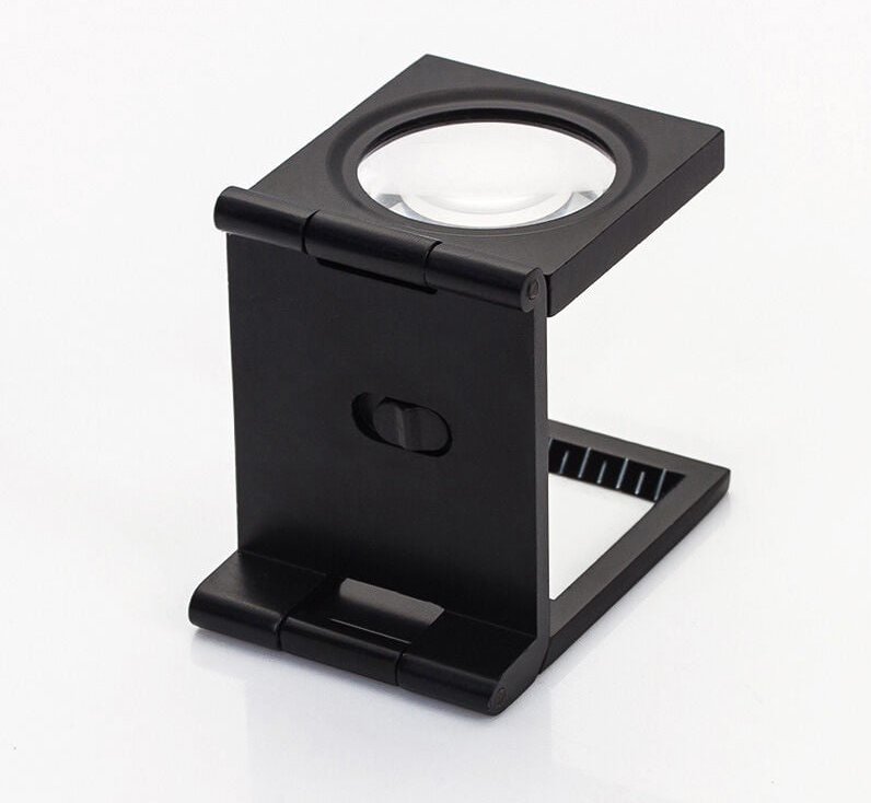 Lupe, Vergrößerungsglas, 10-fache, faltbare Taschenlupe, tragbare Lupe für die Reparatur von Telefoncomputern - Lntyq