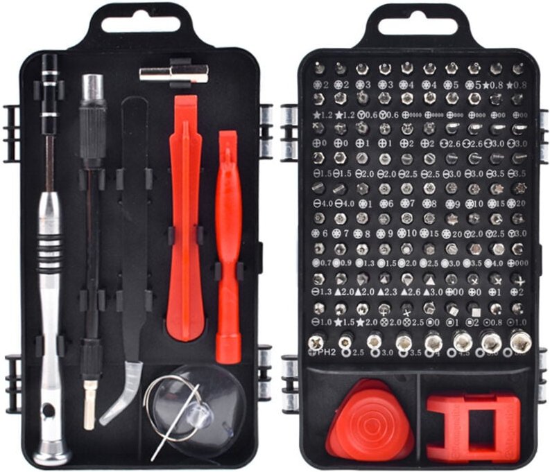 110-in-1-Handy-Reparatur-Schraubendreher-Set, multifunktionales magnetisches Schraubendreher-Set für Laptop-Uhren - Eosn...