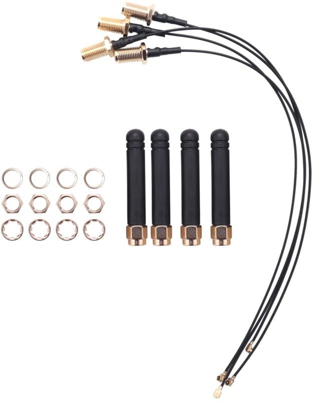 Tlily - 4 Stücke Für Lora Antenne 868-915 Mhz, U.Fl Zu Sma Stecker Zopf 3Dbi Wifi Esp32 Und Internet Der Dinge