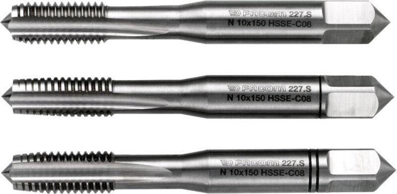 FACOM Hochleistungsgewindebohrer M16 2-tlg.