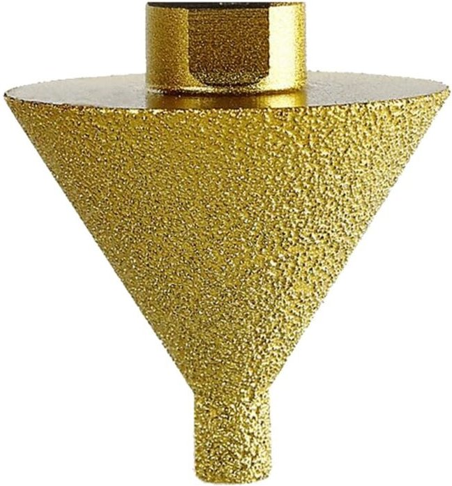 Diamant-Abschrägungsfasenbit für Winkelschleifer, 5/8 Zoll 11-Gewinde-Senkbohrer, Kegelfliesen groß