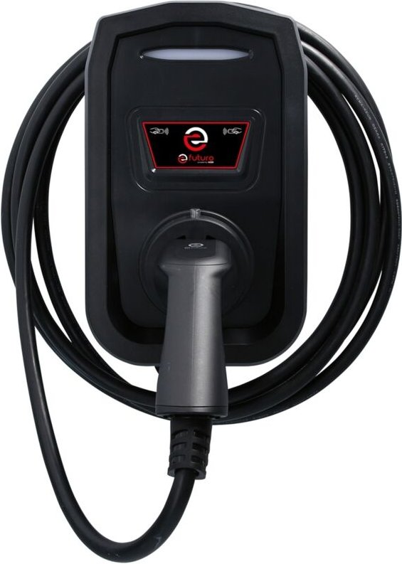 Ks Tools efuturo Wallbox mit Typ 2 Ladekabel, 1 Phase, bis zu 7,4 kW, 32 a, 230 v, Mode 3, mit rfid Zugangskontrolle, oh...