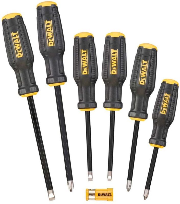 Werkzeuge - fullfit Schraubendreher-Set – flach und ph – 6 Stück DWHT62056-0 - Dewalt