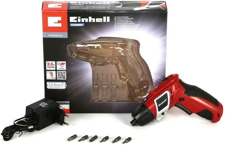 Trade Shop Traesio - Trade Shop - einhell tc-sd 3.6 li akku-schrauber 3,6 v 1,3 ah akku -