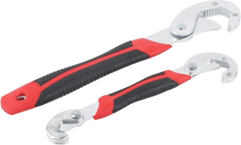 2er-Pack Magic Wrench – Doppelkopf, Multifunktions-Universalschlüssel, Karbonstahl mit Chrombeschichtung, ergonomischer,...