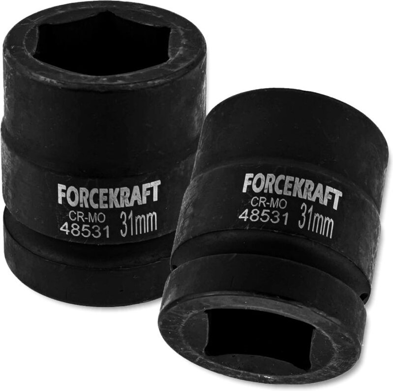 FORCEKRAFT Schlagschrauber-Einsatz 1" 31 mm 6-kant