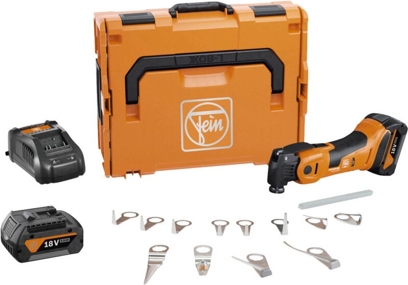 Thumbnail - Akku-MultiMaster amm 700-1.7Q as 18 v / 2x 5,0 Ah Akku + Ladegerät inkl. Zubehör im Koffer - 71293762000 - Fein