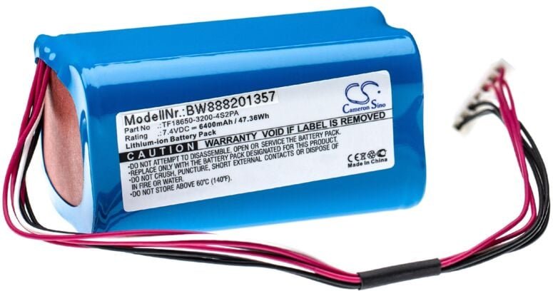 Thumbnail - Vhbw - Akku Ersatz für Marshall C196A1 für Lautsprecher Boxen Speaker (6400 mAh, 7,4 v, Li-Ion)