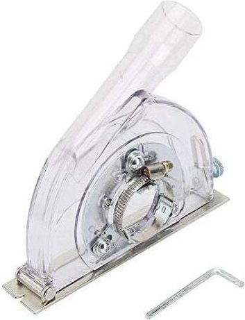 Staubschutzhaube für Trennschleifer, 125 mm, Schutzhaube für 125 mm Schleifer, Staubschutzhaube für 100/125/150 mm Winke...