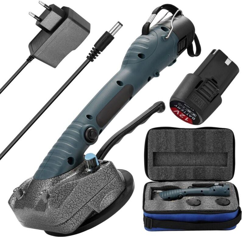 SNQ - Fliesenstaubsauger, elektrische Fliesenmaschine, 0,6–1,2 m Boden- und Wandfliesen, 10-Gang-Fliesennivellierungssys...