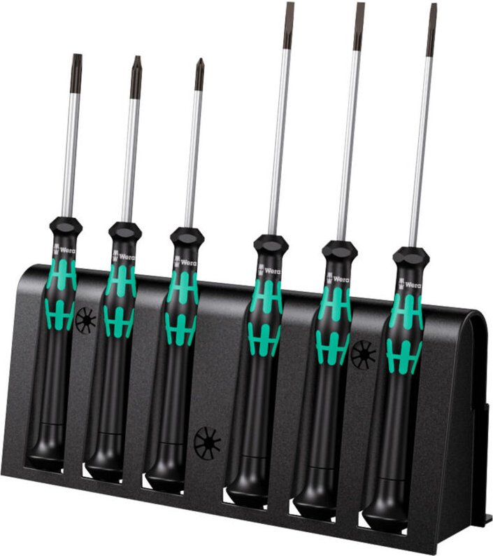 Wera Elektronik-Schraubendreher-Sortiment "Kraftform-Micro", 6-teilig