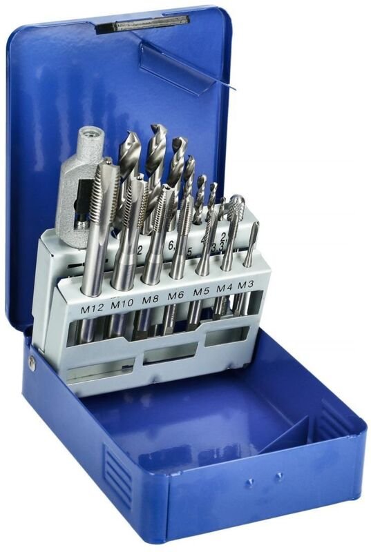 Gewindebohrer und HSS-Bohrer Set