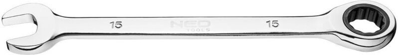 NEO 15 mm Ratschen-Maulschlüssel – schnelles und langlebiges Arbeiten