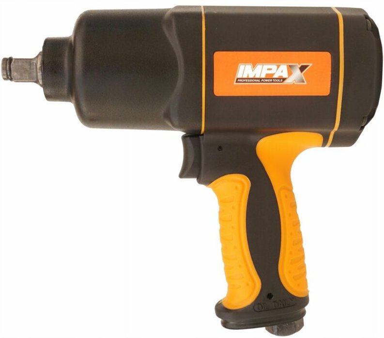 Impax 1/2' pneumatischer Schlagschrauber, Drehmoment 800Nm, ideal für den Einsatz im Kfz- und Werkstattbereich, leistung...