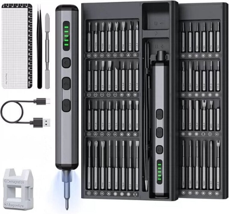 Mini-Elektro-Schraubendreher 70-in-1 – Magnetischer Präzisions-Elektroschraubendreher – Kabelloser Elektroschraubendrehe...