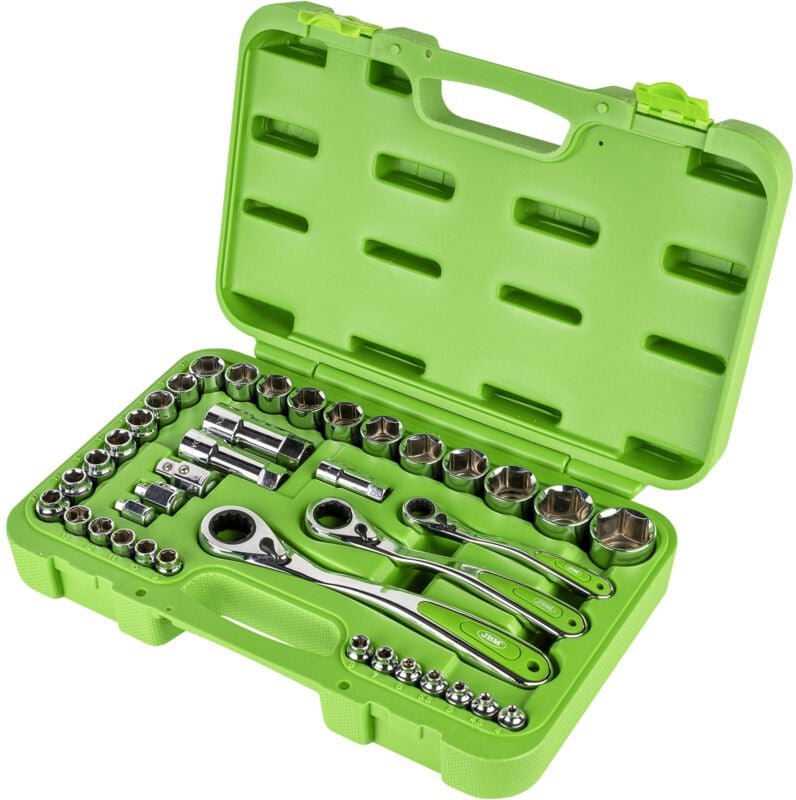 JBM - 39-TEILIGER sechskant-werkzeugkoffer mit niedrigem profil 52418