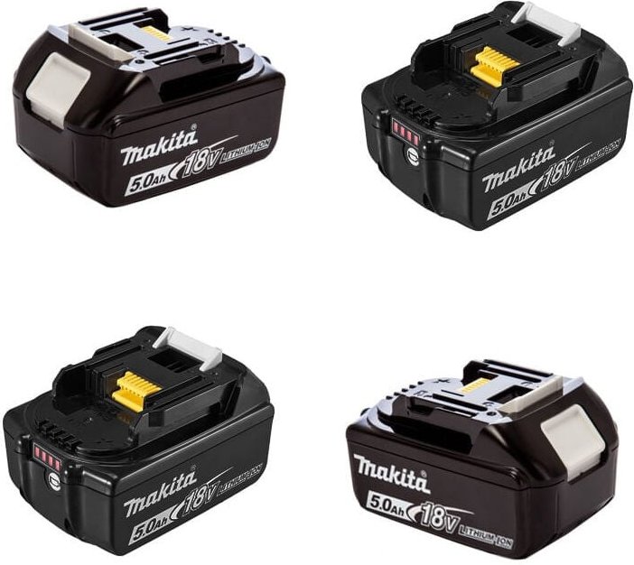 Makita - Satz von 4 Akkus 18V Li-Ion lxt 5,0Ah für Akkuwerkzeug BL1850BX4