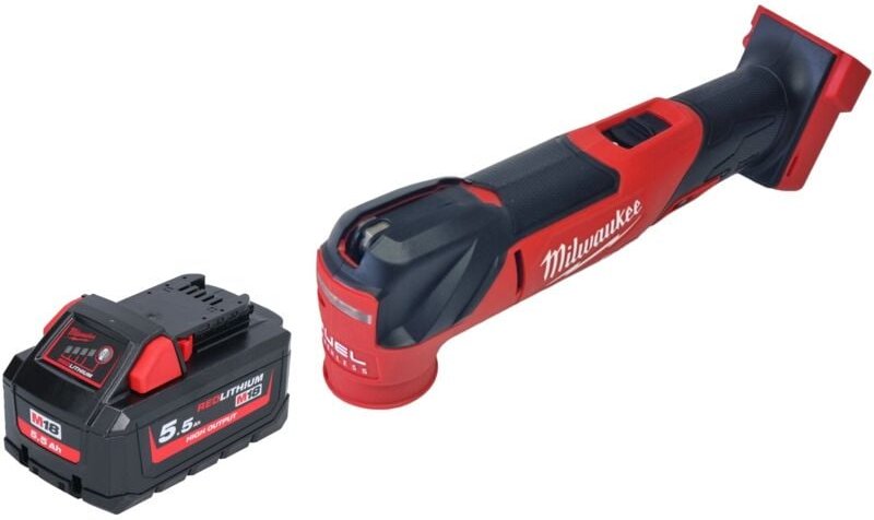 Milwaukee M18 FMT-551 Akku Multitool 18 V Brushless + 1x Akku 5,5 Ah - ohne Ladegerät