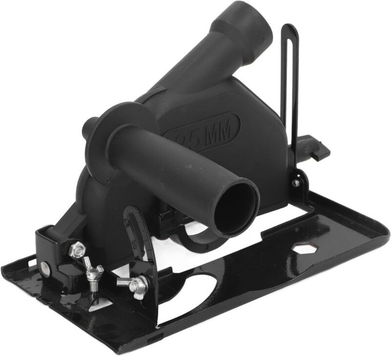 Winkelschleifer-Abdeckung, verstellbare 45-Grad-Winkel-ABS-Eisen-Stützabdeckung für 100-125-mm-Winkelschleifer (1 Stück)