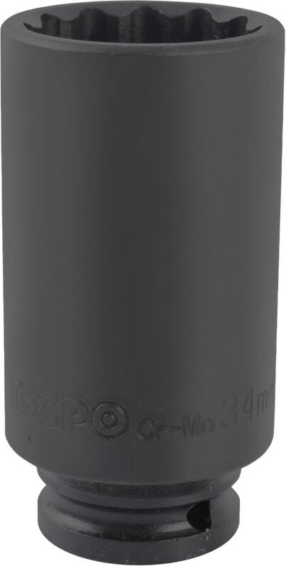 TECPO Vielzahn Kraft Steckschlüssel Nuss (12,5mm) 1/2" Zoll SW 34mm Schlagschrauber Stecknuss