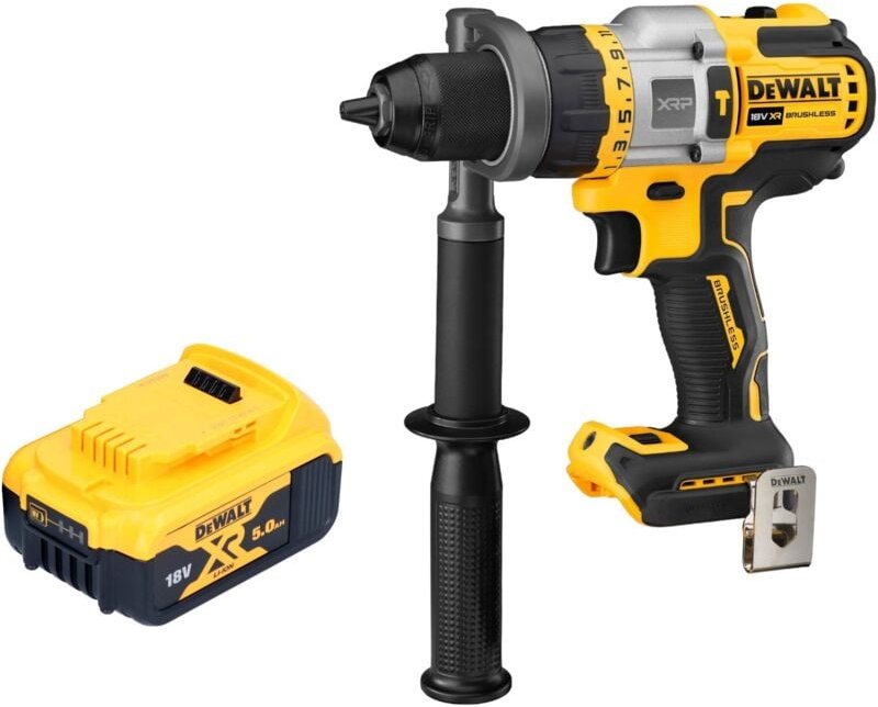 DeWalt DCD 999 N Akku Schlagbohrschrauber 18 V 95 Nm Brushless + 1x Akku 5,0 Ah - ohne Ladegerät