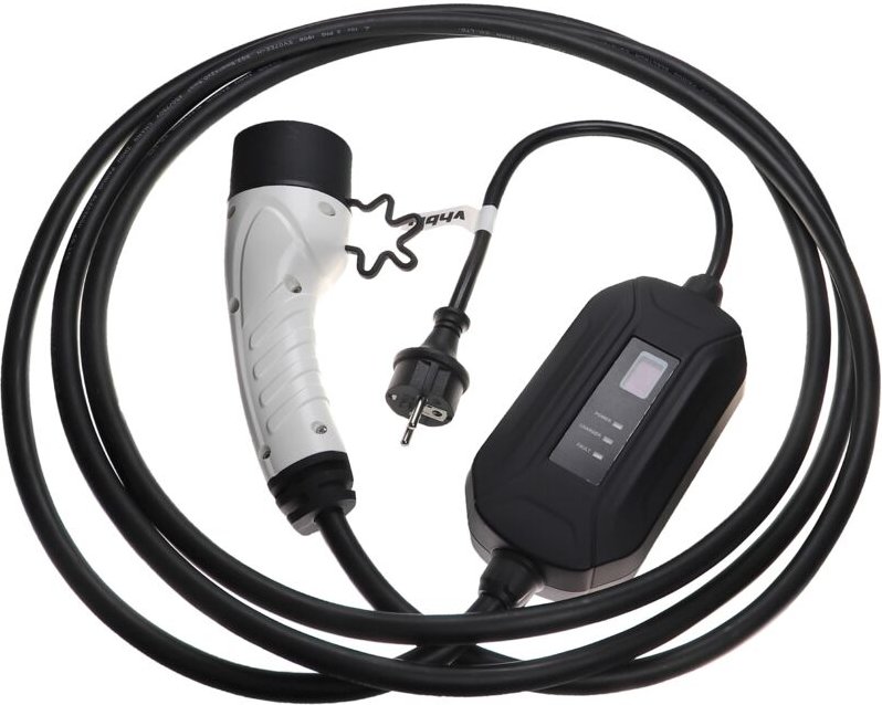Vhbw - Ladekabel Typ 2 zu Typ f cee 7/7 kompatibel mit Peugeot E-2008 Active, e-208 Elektroauto, 1-phasig, 16 a, 3,5 kW,...