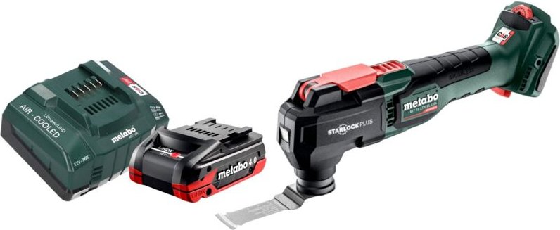 Metabo MT 18 LTX BL QSL Akku Multitool 18 V Brushless Starlock Plus + 1x LiHDX Akku 4,0 Ah + Ladegerät
