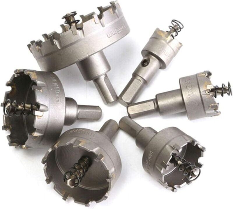 Stück HSS-TCT-Kettensägen-Kernbohrer aus Hartmetall, 22–65 mm